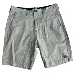 Billabong Men’s Crossfire Submersibles Flat Front Hybrid Shorts  Size 30 Brown